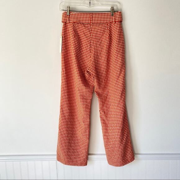 Capulet Revolve Gingham Belted Pants small NWTs - Picture 4 of 7